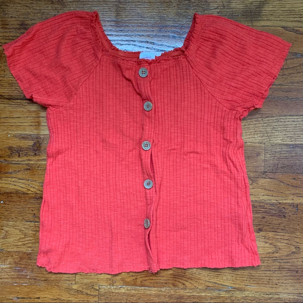 Zara Button Top